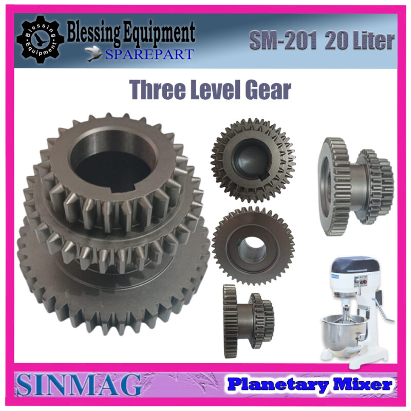 SM-201 THREE LEVEL GEAR Planetary Mixer Sinmag - Image 4
