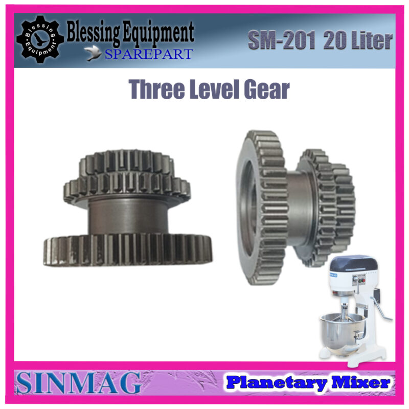 SM-201 THREE LEVEL GEAR Planetary Mixer Sinmag - Image 3