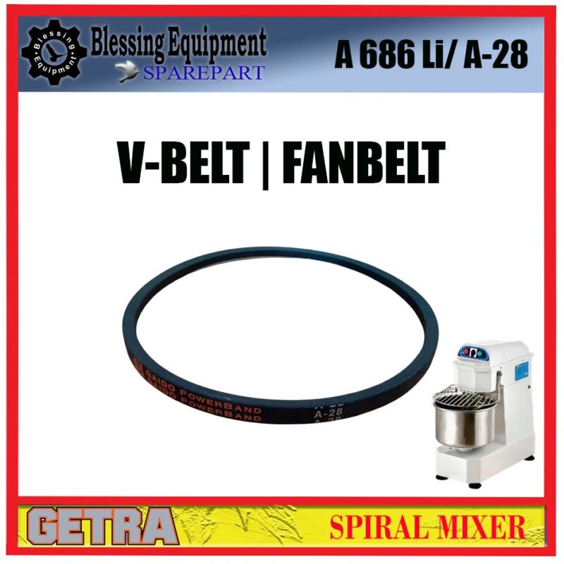 DH-20A Sparepart FANBELT A 686 LI - A -28 Spiral Getra - Image 6