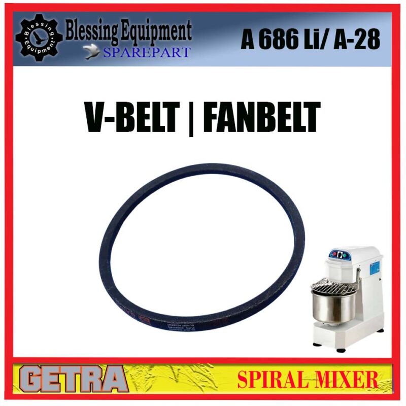 DH-20A Sparepart FANBELT A 686 LI - A -28 Spiral Getra - Image 3