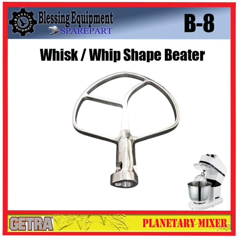 B-8 LEAF SHAPE BEATER Planetary Mixer Getra - Image 3