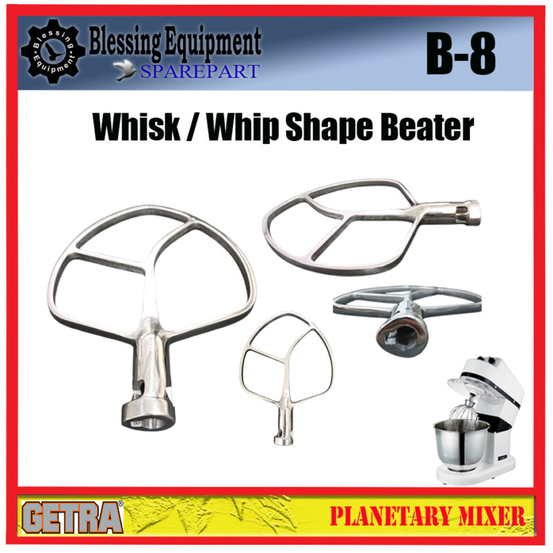B-8 LEAF SHAPE BEATER Planetary Mixer Getra - Image 2