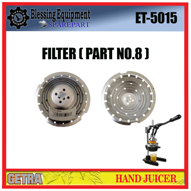 ET-5015 SPAREPART SARINGAN | FILTER Hand Juicer Peras Jeruk GETRA - Image 4