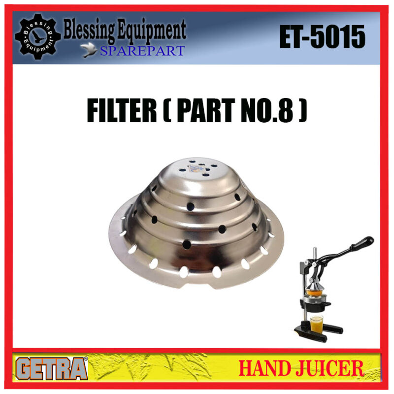 ET-5015 SPAREPART SARINGAN | FILTER Hand Juicer Peras Jeruk GETRA - Image 3