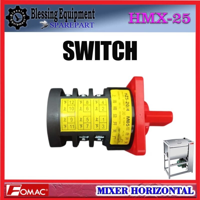 HMX-25 SPAREPART SAKELAR | SWITCH ON OFF Horizontal Mixer FOMAC HMX 25 SAKLAR | SWITCH | SAKLAR NYALA MATI ARUS LISTRIK MIXER HMX25 FOMAC HMX-25 SPAREPART SAKELAR | SWITCH ON OFF Horizontal Mixer FOMAC HMX 25 SAKLAR | SWITCH | SAKLAR NYALA MATI ARUS LISTRIK MIXER HMX25 FOMAC - Image 3