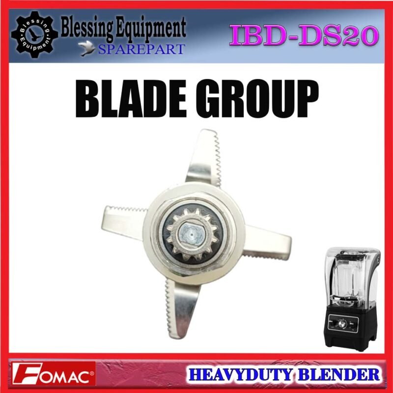 IBD-DS20 SPAREPART BLADE GROUP | KNIFE Heavyduty Blender FOMAC IBD DS20 PISAU | BLADE BLENDER IBDDS20 FOMAC - Image 5