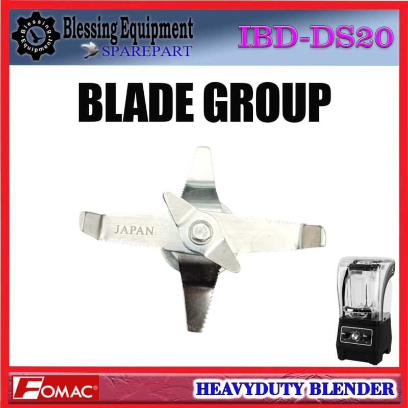 IBD-DS20 SPAREPART BLADE GROUP | KNIFE Heavyduty Blender FOMAC IBD DS20 PISAU | BLADE BLENDER IBDDS20 FOMAC - Image 3