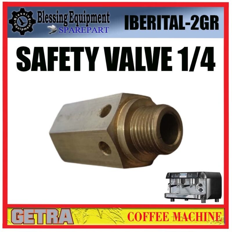 IBERITAL-2GR SPAREPART SAFETY VALVE 1/4 Coffee Machine GETRA IBERITAL 2GR PRESSURE RELEASE VALVE 1/4 | PRV MESIN KOPI IBERITAL2GR GETRA - Image 4