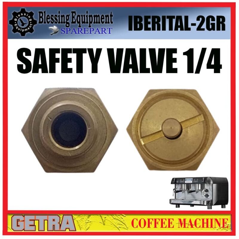 IBERITAL-2GR SPAREPART SAFETY VALVE 1/4 Coffee Machine GETRA IBERITAL 2GR PRESSURE RELEASE VALVE 1/4 | PRV MESIN KOPI IBERITAL2GR GETRA - Image 3