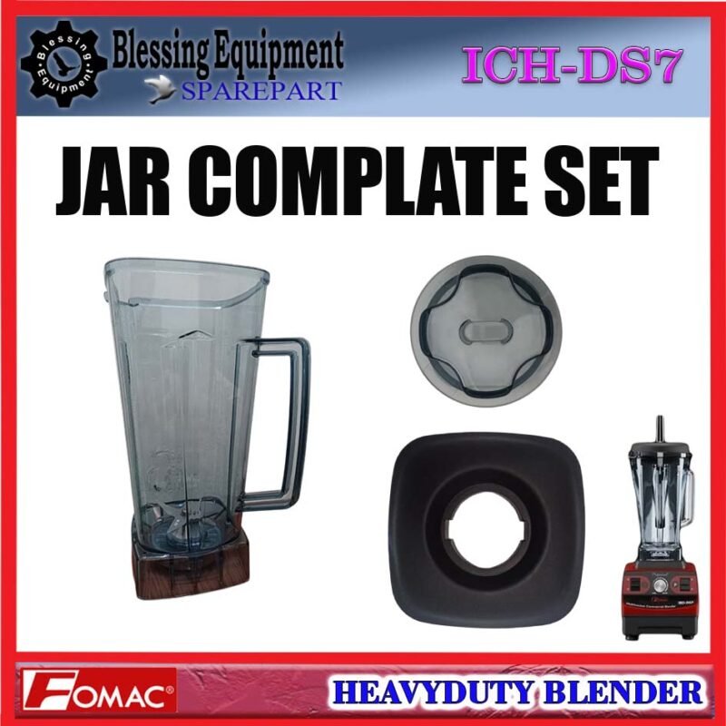 ICH-DS7 SPAREPART JAR SET | GELAS TABUNG LENGKAP | JAR COMPLATE SET 2L Heavyduty Blender FOMAC ICH DS7 TABUNG GELAS LENGKAP | WADAH KOMPLIT BLENDER 2 LITER ICHDS7 FOMAC - Image 4