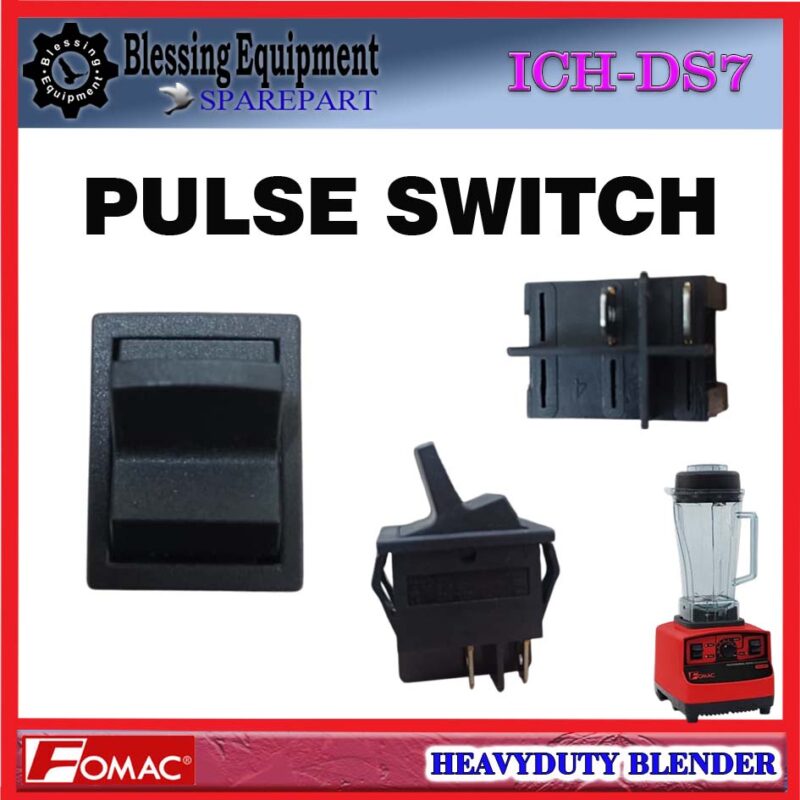 ICH-DS7 SPAREPART SAKLAR | MOMENTARY SWITCH | PULSE SWITCH Heavy Duty Blender FOMAC ICH DS7 SWITCH PULSE | SAKELAR KECEPATAN SESAAT BLENDER ICHDS7 FOMAC