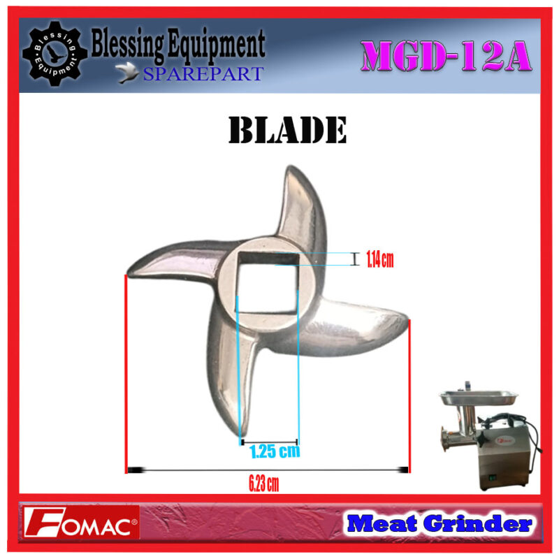 MGD-12A SPAREPART BLADE | PISAU | KNIFE 14mm Meat Grinder FOMAC - Image 2