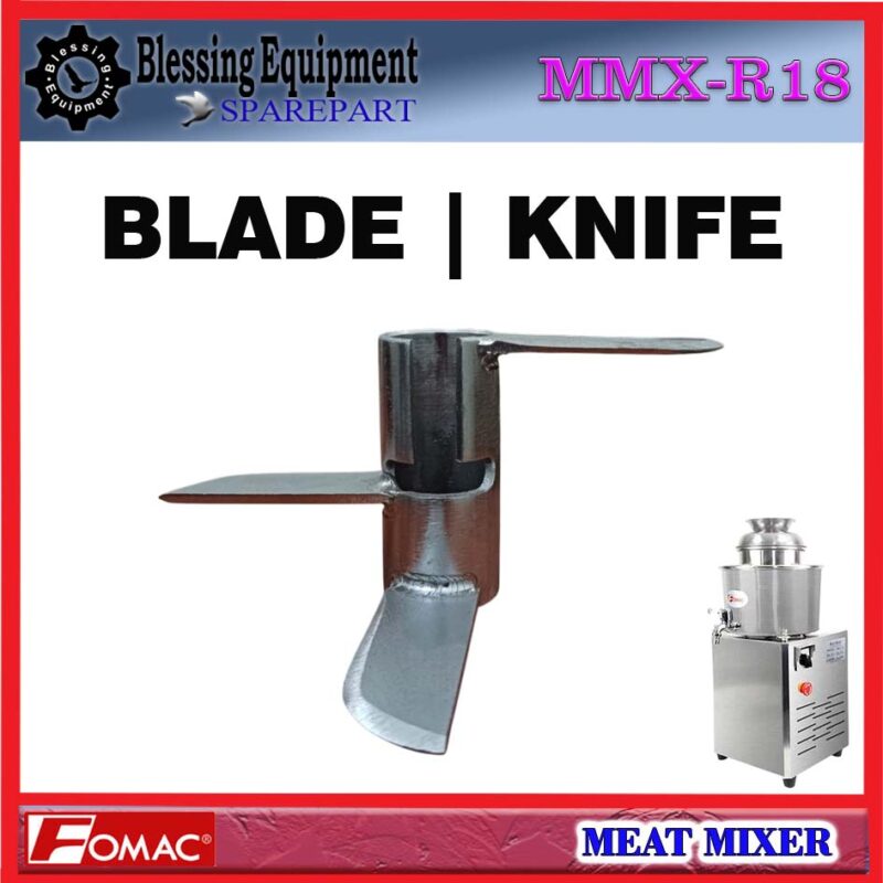 MMX-R18 SPAREPART BLADE | PISAU | KNIFE Meat Mixer FOMAC MMX R18 MATA PISAU PENGADUK MESIN PENGADUK DAGING FOMAC MMXR18 MATA PISAU FOMAC - Image 3