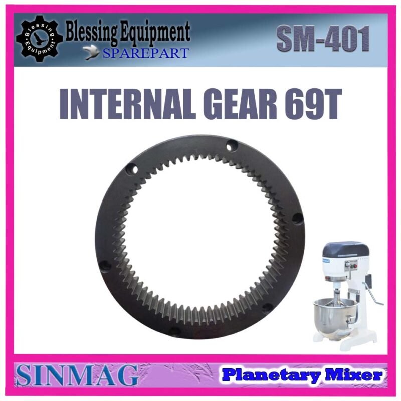 SM-401 SPAREPART INNER GEAR | INTERNAL GEAR 69T Planetary Mixer SINMAG SM 401 INTERNAL DRIVE GEAR | RING GEAR MESIN PENGADUK ADONAN | MIXER SM401 SINMAG SM-401 SPAREPART INNER GEAR | INTERNAL GEAR 69T Planetary Mixer SINMAG SM 401 INTERNAL DRIVE GEAR | RING GEAR MESIN PENGADUK ADONAN | MIXER SM401 SINMAG - Image 4