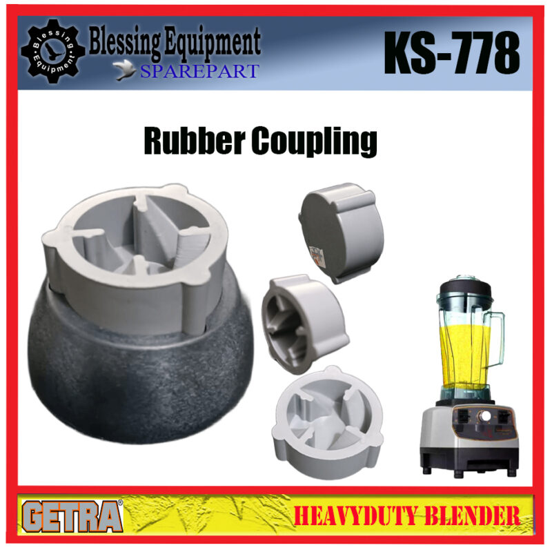 KS-778 Sparepart RUBBER COUPLING Blender Getra