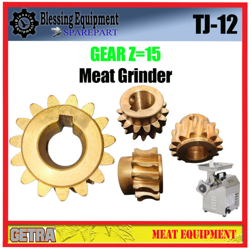 TJ-12 YELLOW GEAR Z=15 IDN Meat Grinder Getra - Image 2