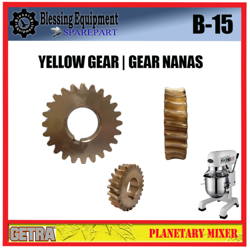 B-15 YELLOW GEAR | GEAR NANAS Z=24 Planetary Mixer Getra - Image 2