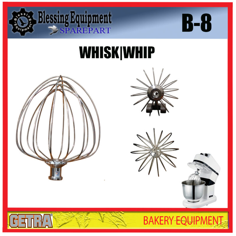 B-8 Sparepart Pengaduk WHISK, LEAF, HOOK Planetary Mixer Getra - Image 3