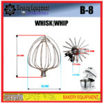 B-8 Sparepart WHISK | WHIP Planetary Mixer Getra