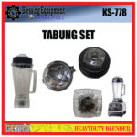 KS-778  Sparepart JAR SET | Gelas Komplit Blender Heavyduty Getra