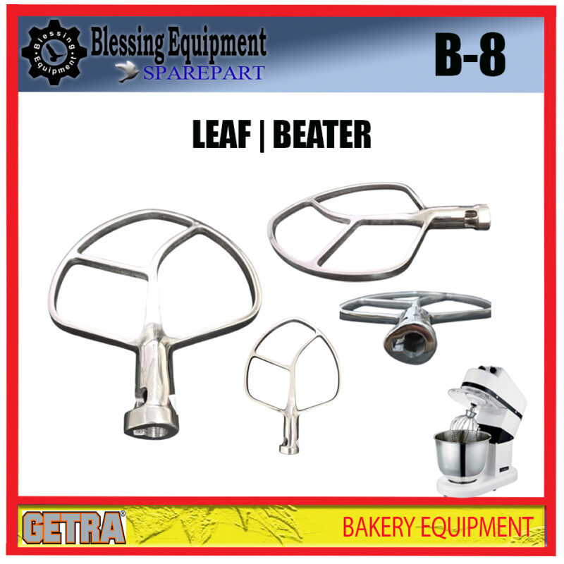 B-8 Sparepart LEAF | BEATER Pengaduk Planetary Mixer Getra (Copy) - Image 3