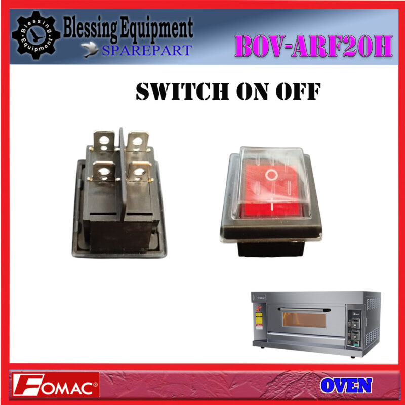 BOF-ARF20H POWER SWITCH | Switch On-Off Gas Oven Fomac - Image 6