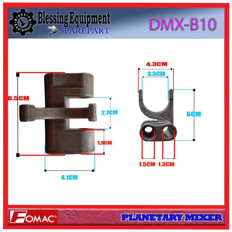 DMX-B10 ~ B-15 FORK | YOKE Planetary Mixer Fomac - Image 2