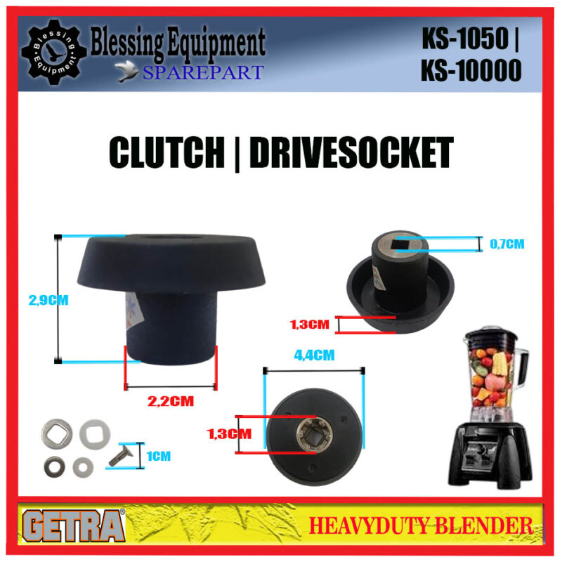 KS-1050 SPAREPART SET | LENGKAP Heavy Duty Blender GETRA KS 1050 - Image 7