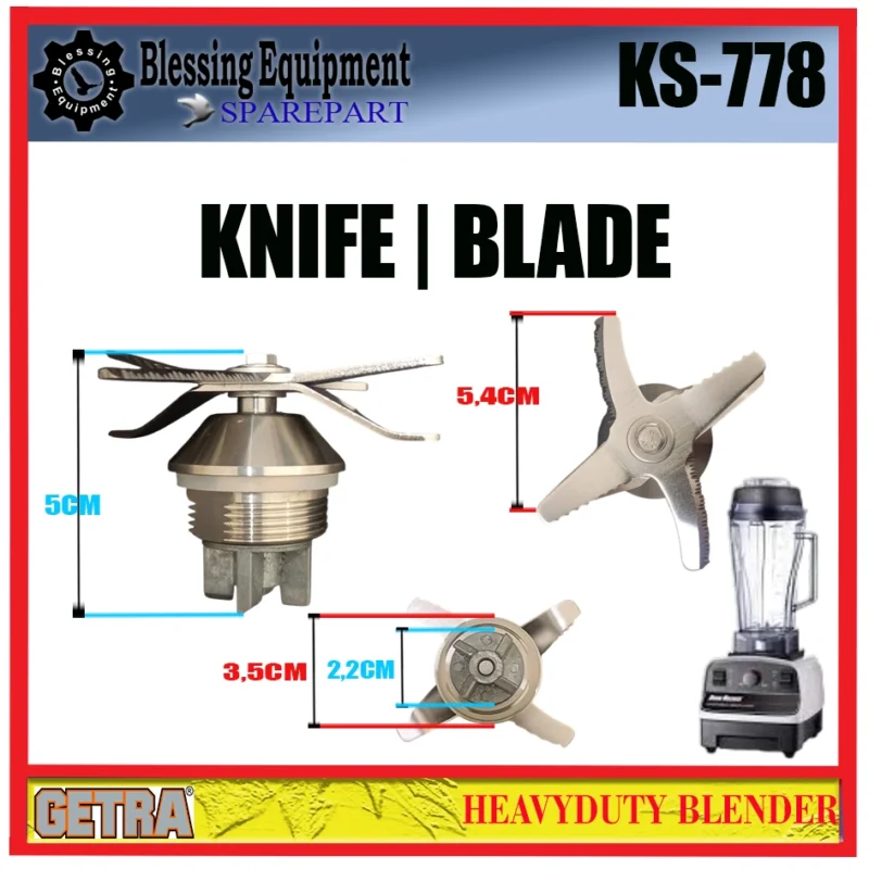 KS-778 SPAREPART SET | LENGKAP Heavy Duty Blender GETRA KS 778 - Image 7