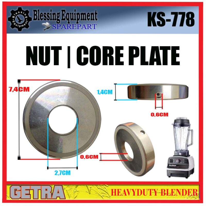 KS-778 SPAREPART SET | LENGKAP Heavy Duty Blender GETRA KS 778 - Image 6
