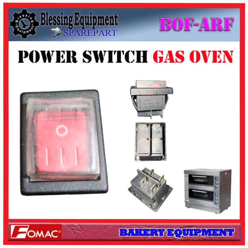 BOF-ARF20H POWER SWITCH | Switch On-Off Gas Oven Fomac - Image 5