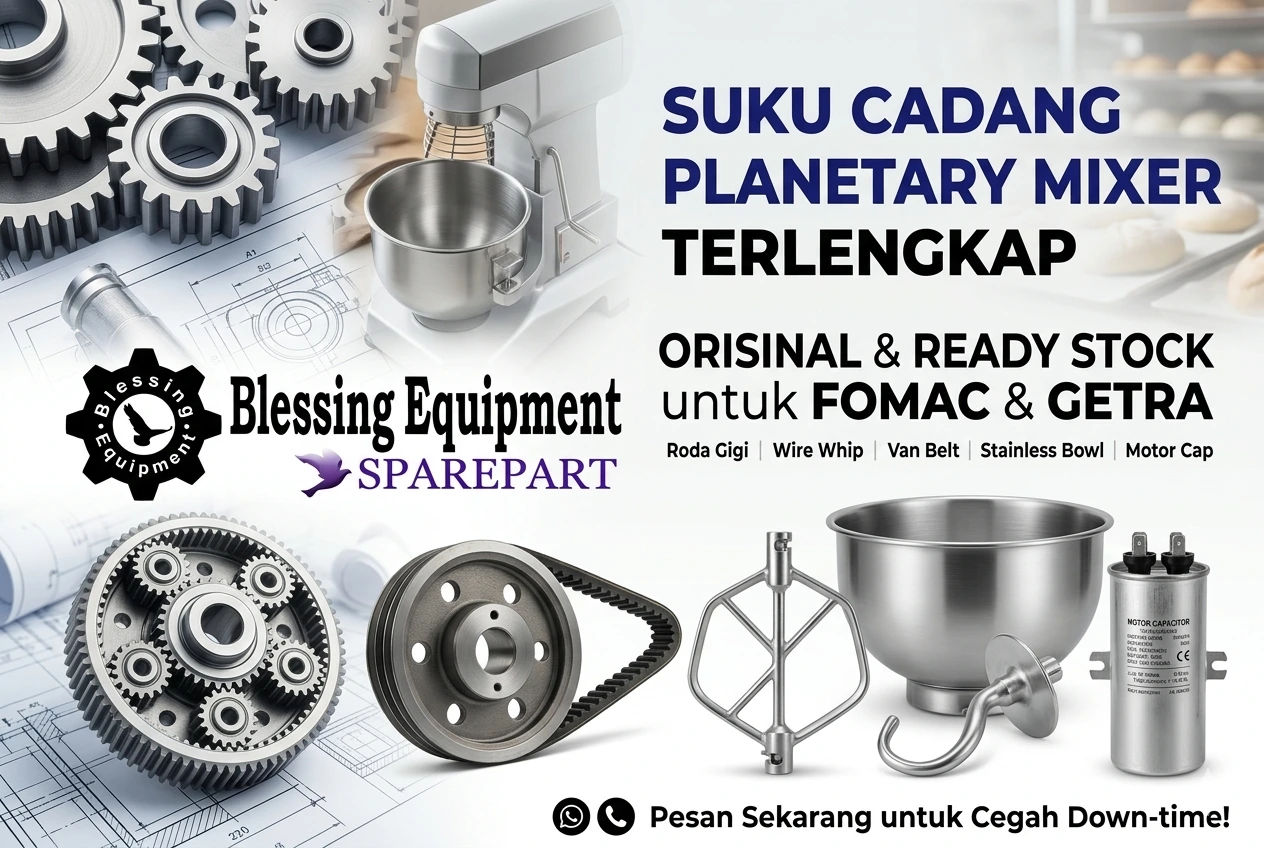 Daftar Sparepart Mixer Fomac & Getra Paling Sering Dicari
