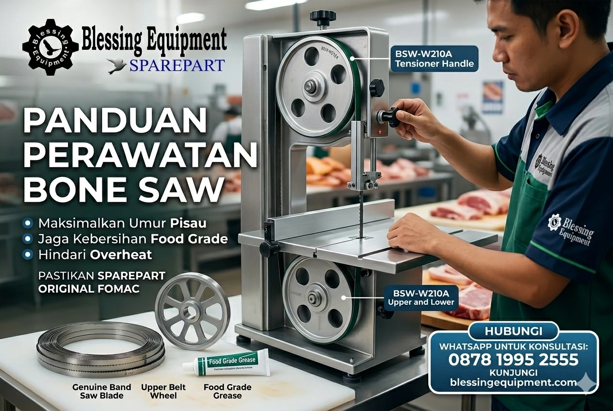 Panduan Perawatan Bone Saw Fomac versi Blessingequipment