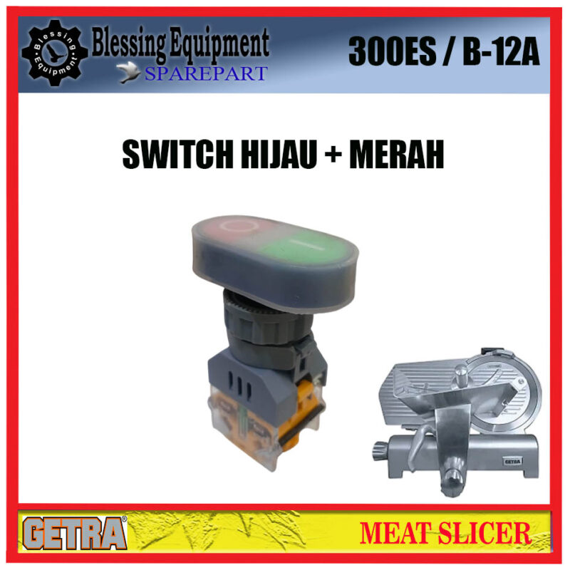 300ES/B-12A SWITCH GREEN & RED MEAT SLICER GETRA - Image 4