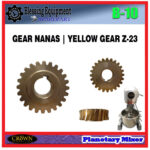 B-10 SPAREPART YELLOW GEAR | GEAR NANAS Z-23 Planetary Mixer CROWN GEAR 23 GIGI