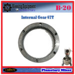 B-20 SPAREPART INNER GEAR | INTERNAL GEAR 67T Planetary Mixer CROWN B 20 GEAR 67T