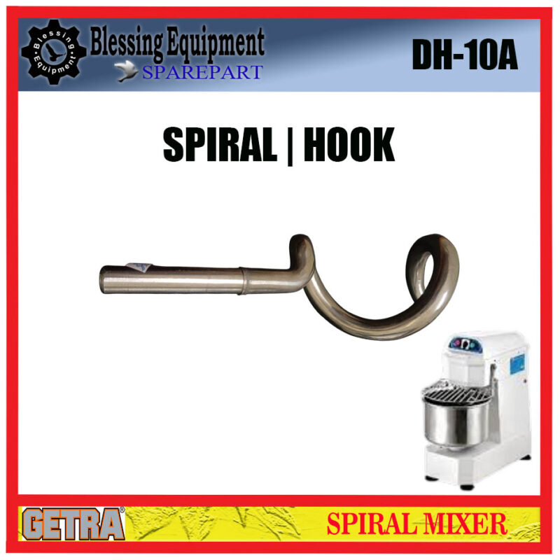 DH-10A SPAREPART HOOK | SPIRAL 10L Spiral Mixer GETRA PENGADUK SPIRAL MIXER 10LITER DH 10A DH-10A SPAREPART HOOK | SPIRAL 10L Spiral Mixer GETRA PENGADUK SPIRAL MIXER 10LITER DH 10A - Image 5