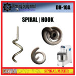 DH-10A SPAREPART HOOK | SPIRAL 10L Spiral Mixer GETRA PENGADUK SPIRAL MIXER 10LITER DH 10A