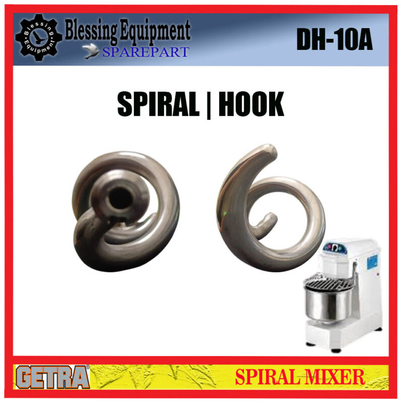 DH-10A SPAREPART HOOK | SPIRAL 10L Spiral Mixer GETRA PENGADUK SPIRAL MIXER 10LITER DH 10A DH-10A SPAREPART HOOK | SPIRAL 10L Spiral Mixer GETRA PENGADUK SPIRAL MIXER 10LITER DH 10A - Image 4