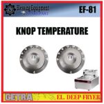 EF-81 | EF-82 SPAREPART KNOP TEMPERATURE Electric Deep Fryer GETRA EF 81 EF 82 KNOP TIMER