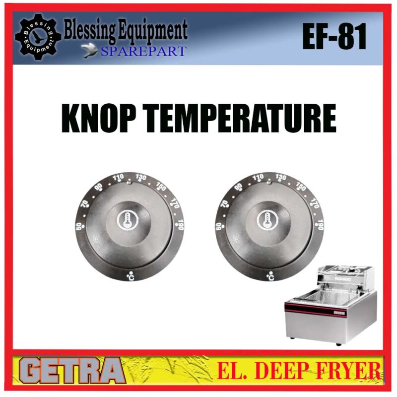 EF-81 | EF-82 SPAREPART KNOP TEMPERATURE Electric Deep Fryer GETRA EF 81 EF 82 KNOP TIMER