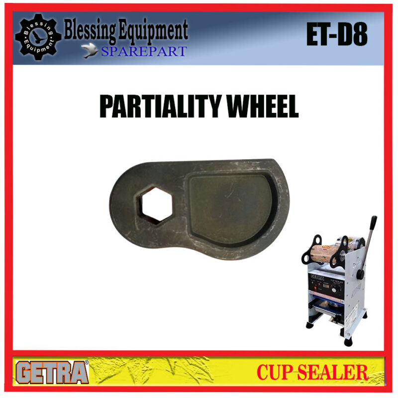 ET-D8 | SC-D8 SPAREPART PARTIALITY WHEEL Cup Sealer GETRA - Image 3