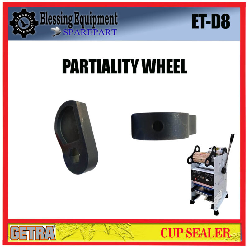 ET-D8 | SC-D8 SPAREPART PARTIALITY WHEEL Cup Sealer GETRA - Image 4