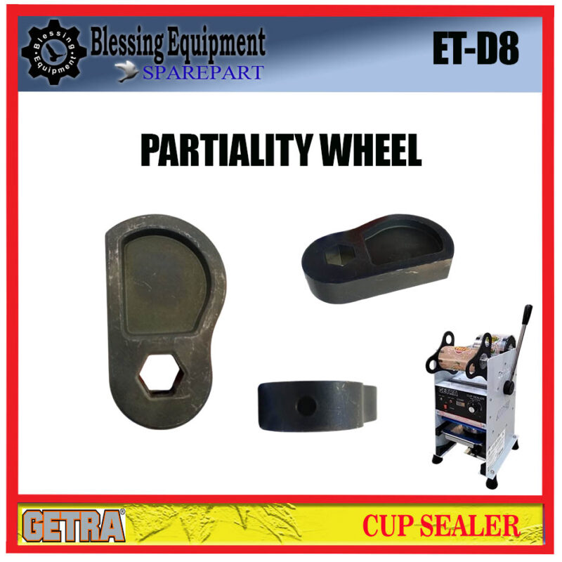 ET-D8 | SC-D8 SPAREPART PARTIALITY WHEEL Cup Sealer GETRA