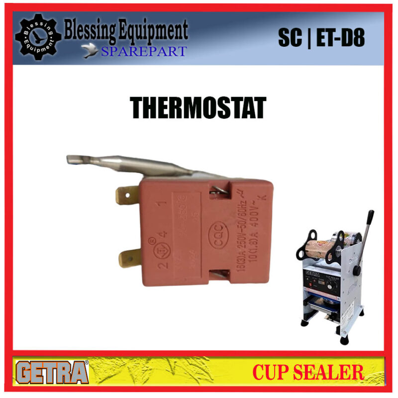 ET-D8 SPAREPART THERMOSTAT Manual Cup Sealer - Image 4