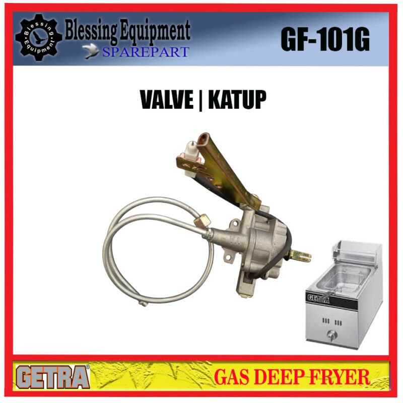 GF-101G SPAREPART VALVE | KATUP Gas Deep Fryer GETRA PENGATUR ALIRAN GAS BESAR KECIL KOMPOR GF 101G - Image 4