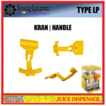 LP-12X1 LP-12X2 LP-12X3 SPAREPART HANDLE KRAN | PUSH HANDLE Juice Dispenser GEA GETRA TUAS KRAN JUS DISPENSER TYPE LP