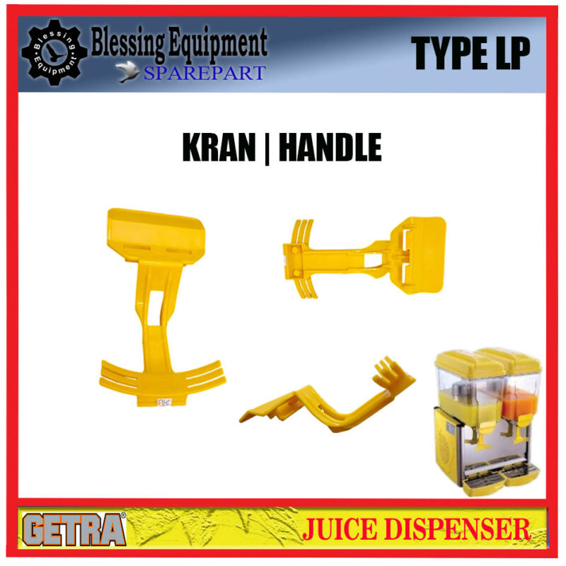LP-12X1 LP-12X2 LP-12X3 SPAREPART HANDLE KRAN | PUSH HANDLE Juice Dispenser GEA GETRA TUAS KRAN JUS DISPENSER TYPE LP