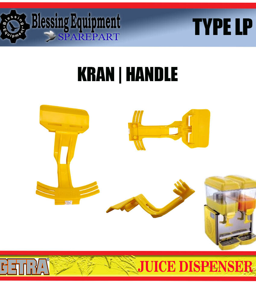 LP-12X1 LP-12X2 LP-12X3 SPAREPART HANDLE KRAN | PUSH HANDLE Juice Dispenser GEA GETRA TUAS KRAN JUS DISPENSER TYPE LP