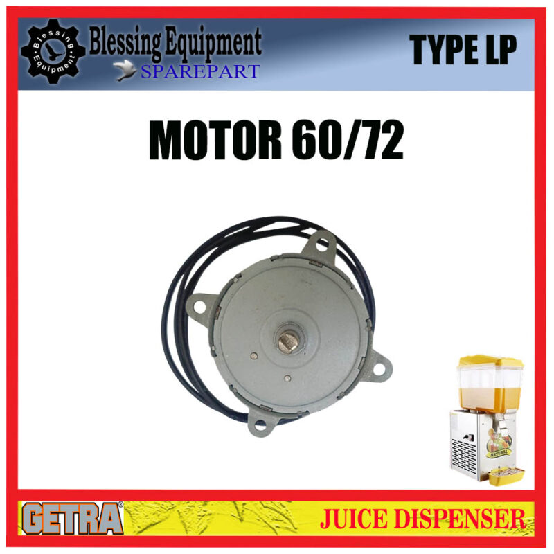 LP-12X1 LP-12X2 LP-12X3 SPAREPART MOTOR | DINAMO 60/72 Juice Dispenser GEA GETRA TYPE LP MOTOR PENGGERAK JUS DISPENSER - Image 4